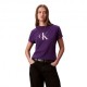 Calvin Klein T-Shirt Classic Logo Viola Donna