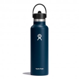 Hydro Flask Thermos Trekking Standard Flex Straw Cap Indigo