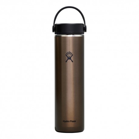 Hydro Flask Thermos Trekking Lw Wide Flex Cap Obsidian