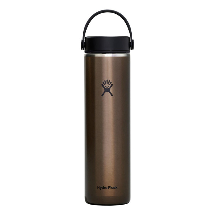 Hydro Flask Thermos Trekking Lw Wide Flex Cap Obsidian