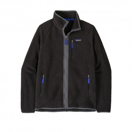Patagonia Felpa In Pile Retro Pile Trekking Nero Uomo