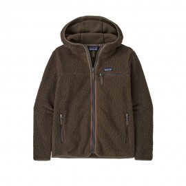 Patagonia Felpa In Pile Retro Pile Trekking Hoody Otter Brown Donna