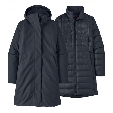 Patagonia Parka Tres 3-In-1 Smolder Blue Donna