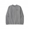 Patagonia Maglia Trekking P-6 Logo Responsabili-Tee Gravel Heather Uomo