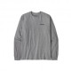Patagonia Maglia Trekking P-6 Logo Responsabili-Tee Gravel Heather Uomo