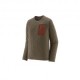Patagonia Felpa In Pile R1 Air Crew Marlow Brown Uomo