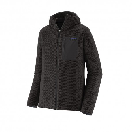 Patagonia Felpa In Pile R1 Air Full-Zip Hoody Nero Uomo