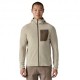 Patagonia Felpa In Pile R1 Air Full-Zip Hoody Pelican Uomo