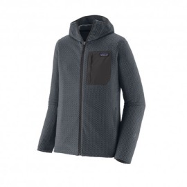 Patagonia Felpa In Pile R1 Air Full-Zip Hoody Smolder Blue Uomo