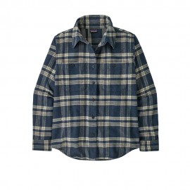 Patagonia Camicia Trekking Fjord Flannel Old Spruce Donna