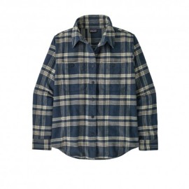 Patagonia Camicia Trekking Fjord Flannel Old Spruce Donna