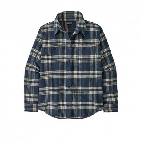 Patagonia Camicia Trekking Fjord Flannel Old Spruce Donna