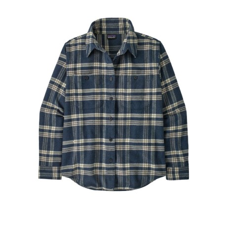 Patagonia Camicia Trekking Fjord Flannel Old Spruce Donna