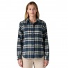 Patagonia Camicia Trekking Fjord Flannel Old Spruce Donna