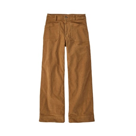 Patagonia Pantaloni Trekking Wide Leg Cord Nest Brown Donna