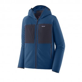 Patagonia Felpa In Pile R2 Techface Hoody Clement Blue Uomo