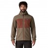 Patagonia Felpa In Pile R2 Techface Hoody Marlow Brown Uomo