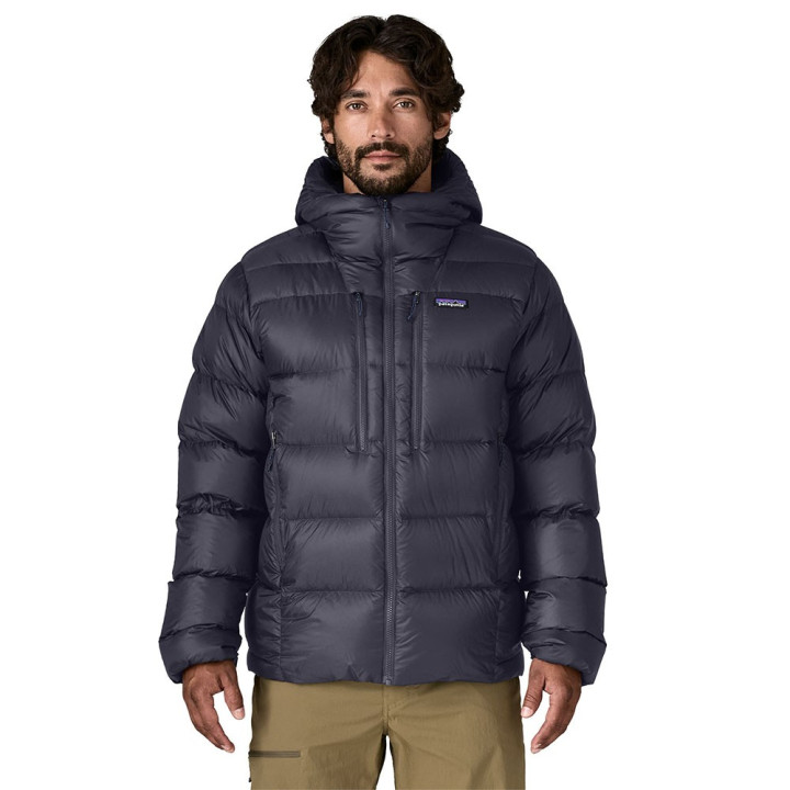 Patagonia Giacca Trekking Piuma Fitz Roy Hoody Sunken Blue Uomo