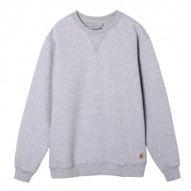 Carhartt Felpa Girocollo Grigio Uomo
