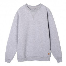 Carhartt Felpa Girocollo Grigio Uomo