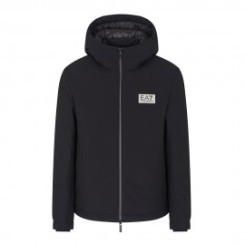 Ea7 Giacca Bomber Oro Label Nero Uomo