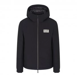 Ea7 Giacca Bomber Oro Label Nero Uomo