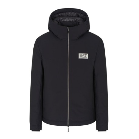 Ea7 Giacca Bomber Oro Label Nero Uomo
