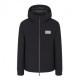 Ea7 Giacca Bomber Oro Label Nero Uomo