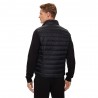 Ea7 Gilet Sportivo Piuma Nero Argento Uomo