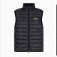 Ea7 Gilet Sportivo Piuma Nero Oro Uomo