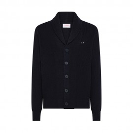 Sun 68 Maglia Maniche Lunghe Full Zip Blu Uomo