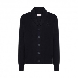 Sun 68 Maglia Maniche Lunghe Full Zip Blu Uomo