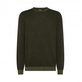 Sun 68 Maglia Maniche Lunghe Girocollo Verde Uomo
