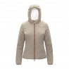 K-Way Giacca Lily Stretch Warm Double Revers Beige Bianco Donna