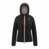 K-Way Giacca Lily Stretch Warm Double Revers Nero Beige Donna