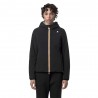 K-Way Giacca Lily Stretch Warm Double Revers Nero Beige Donna