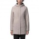 K-Way Giacca Lunga Denise Strech Warm Revers Nero Beige Donna