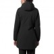 K-Way Giacca Lunga Denise Strech Warm Revers Nero Beige Donna