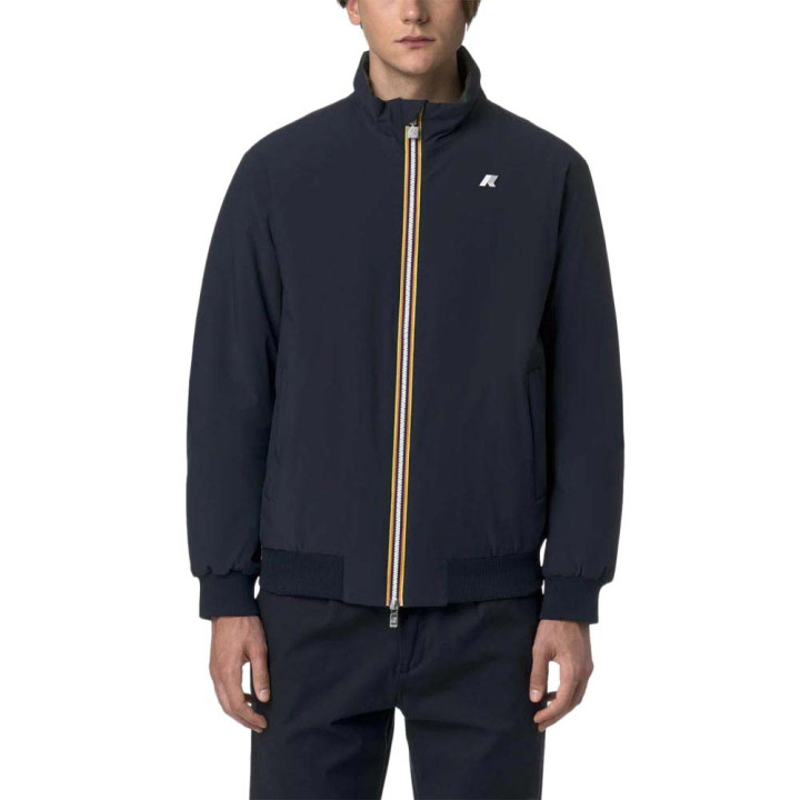 K-Way Giacca Arsene Revers Blu Verde Uomo