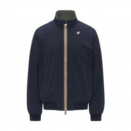 K-Way Giacca Arsene Revers Blu Verde Uomo