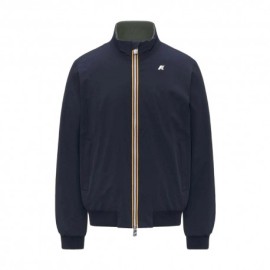 K-Way Giacca Arsene Revers Blu Verde Uomo