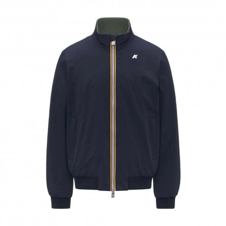 K-Way Giacca Arsene Revers Blu Verde Uomo