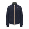 K-Way Giacca Arsene Revers Blu Verde Uomo