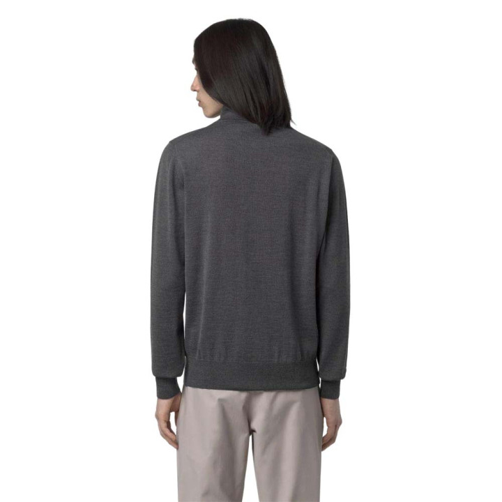 K-Way Maglia Maniche Lunghe Dolcevita Henry Grigio Uomo