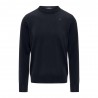 K-Way Maglia Maniche Lunghe Girocollo Sebastian Blu Uomo