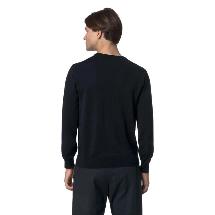 K-Way Maglia Maniche Lunghe Girocollo Sebastian Blu Uomo