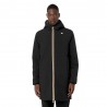 K-Way Parka Jacob St Warm Double Revers Nero Verde Uomo