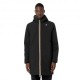 K-Way Parka Jacob St Warm Double Revers Nero Verde Uomo