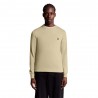 Lyle & Scott Maglia Maniche Lunghe Girocollo Beige Uomo