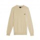 Lyle & Scott Maglia Maniche Lunghe Girocollo Beige Uomo